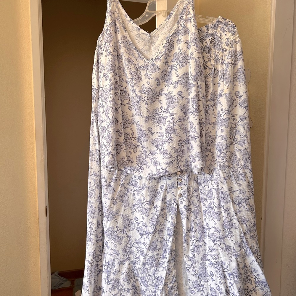 Cynthia Rowly matching tank and skirt